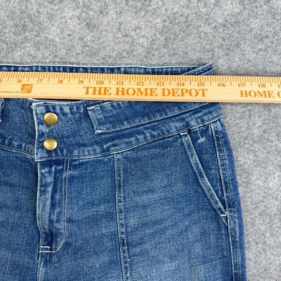 Abercrombie & Fitch Jeans Ultra High Rise Straight Womens 32/14R Blue Denim - Picture 4 of 11